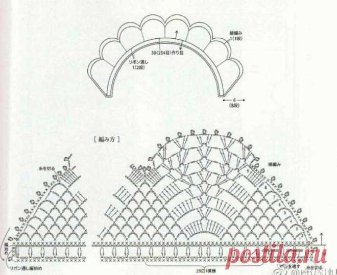 🦋🌶 Два воротничка крючком