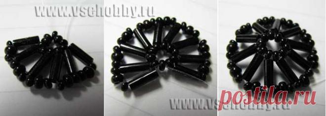 Бусина из стекляруса и бисера своими руками