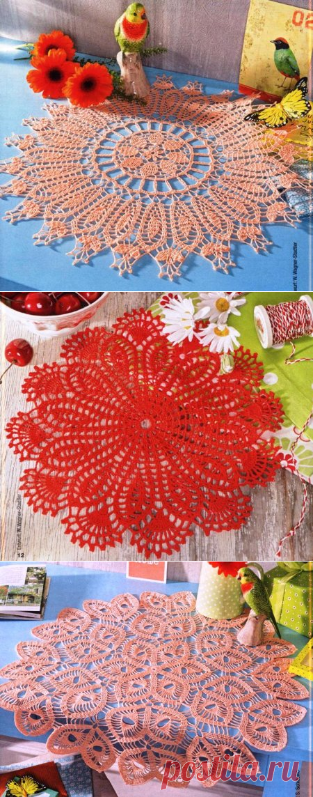 Новые салфетки крючком