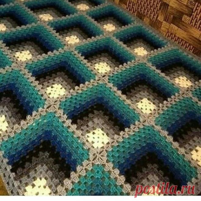 ​Плед с эффектом 3D