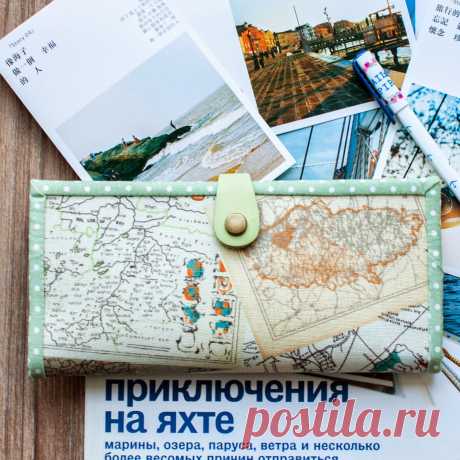 Как сшить удобный и симпатичный холдер для карточек и денег