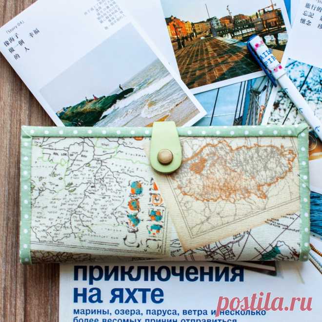Как сшить удобный и симпатичный холдер для карточек и денег