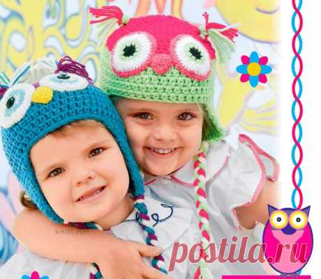 Шапка-филин крючком | knitt.net | Все о вязании