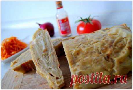 Тесто фило - рулет с картошкой...