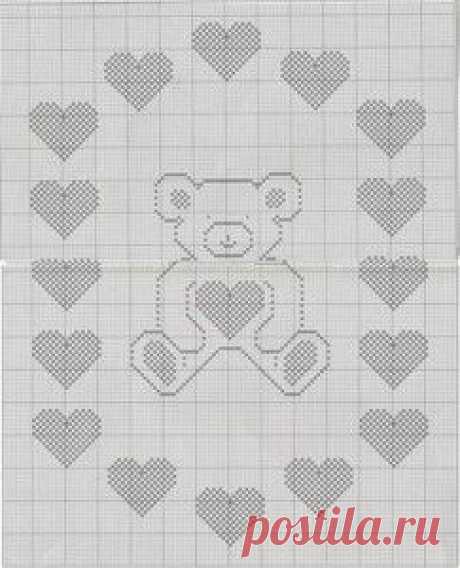 Knitting-Info.Forum -&gt; Плед с мишкой