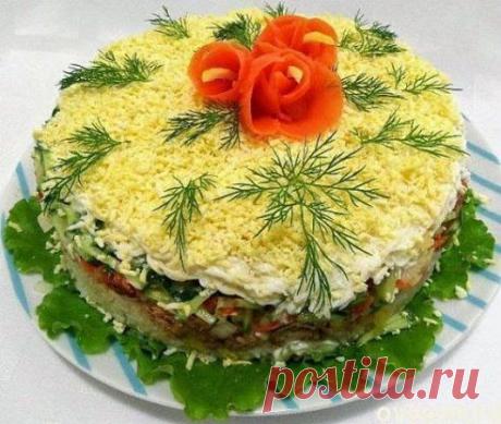 &quot;Ромашковое поле&quot;
Ингредиенты:
- 2 банки горбуши или тунца
- 1 стакан вареного риса
- 3 средние моркови
Читать далее ➨ https://delaems.blogspot.de/2014/05/blog-post_7829.html
•••