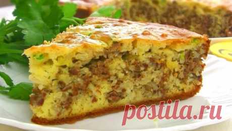 Заливной пирог с печенью и рисом! САМЫЙ Быстрый Бюджетный Пирог!