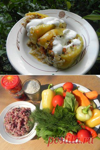Перцы фаршированные.