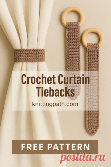 Crochet Curtain Tiebacks