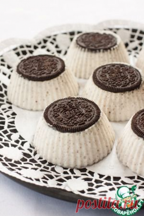 Молочное желе &quot;Орео&quot; - кулинарный рецепт