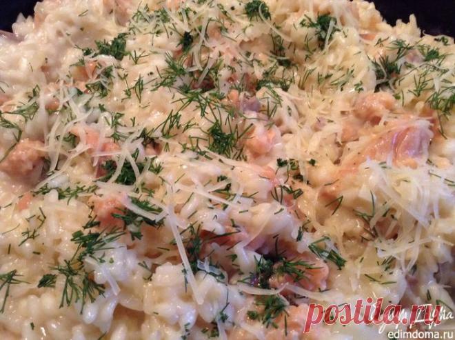 Ризотто с семгой - видеорецепт | Кулинарные рецепты от «Едим дома!»