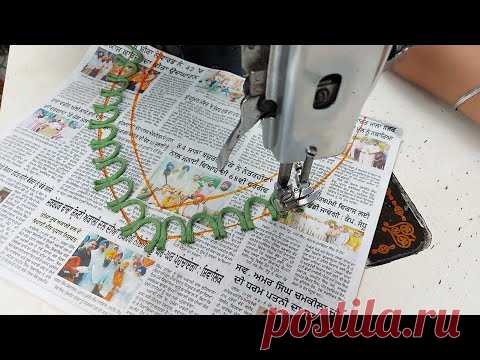 Dori Loops के साथ बनाएं एकदम नया Neck डिज़ाइन | Beautiful Neck Design with Dori - YouTube