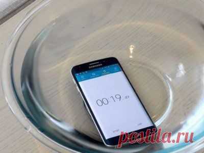 Samsung Galaxy S6 Edge проверили на водонепроницае / Интересное в IT