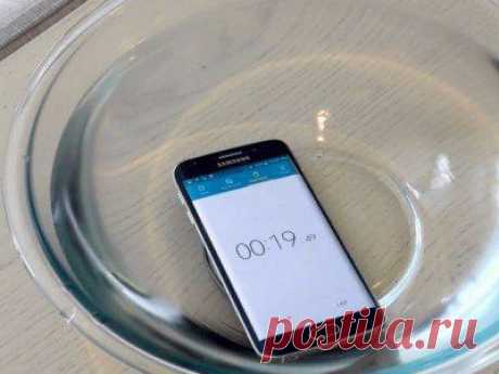 Samsung Galaxy S6 Edge проверили на водонепроницае / Интересное в IT
