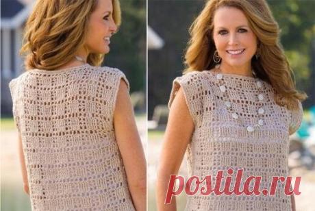 Топ крючком «Геометрия» | Вязание крючком с Ириной Булановой | Яндекс Дзен