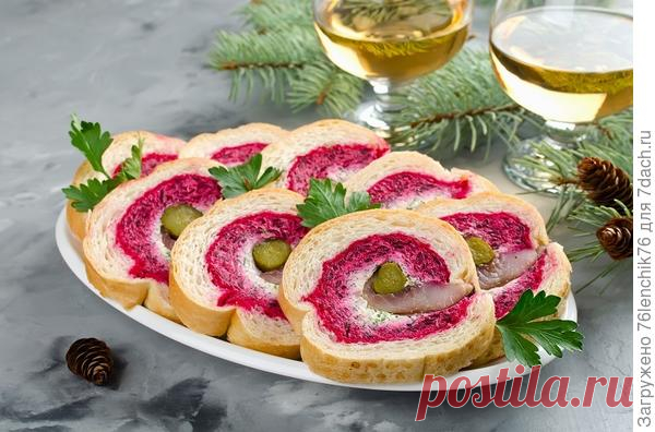 Закуска с селедкой 