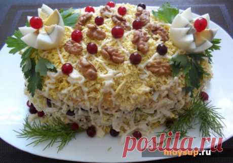 10 салатов с курицей и черносливом