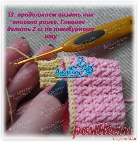 МК по резинке от полотна соед. столбиками от Антарктики - Вязание - Страна Мам