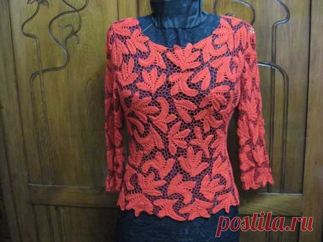 Rochii/bluze facute manual dantela irlandeza