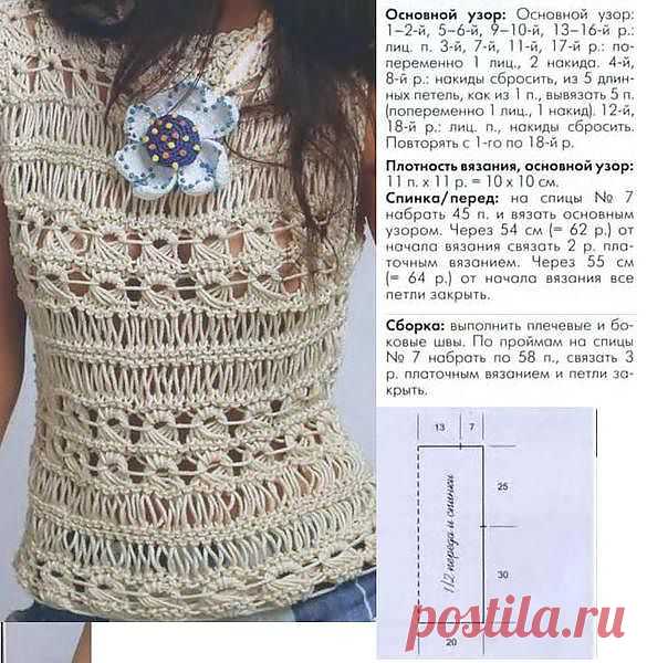 Красивая кофта на спицах.