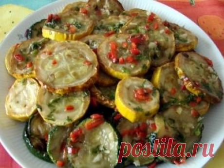 Острые кабачки на зиму