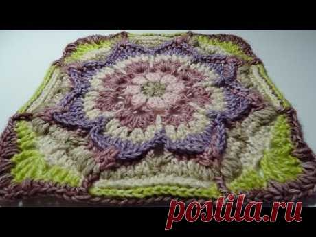 Gehaakte Deken - Flowers And Fields -Deel 1 - Nederlands