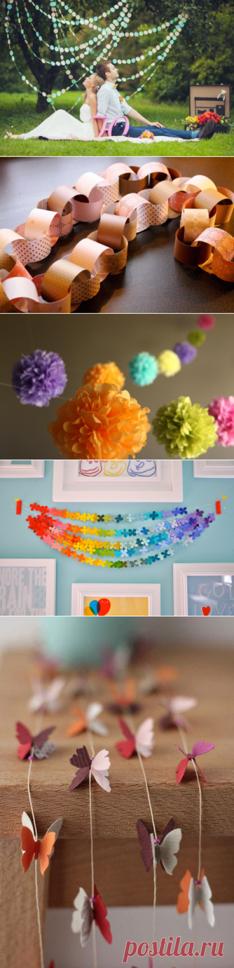 Идеи гирлянд своими руками - Nebka.Ru