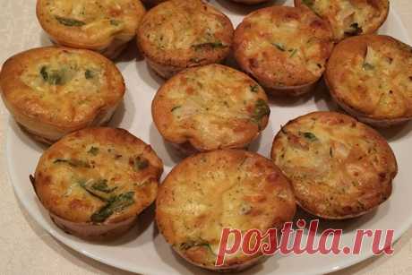 Куриные маффины с сыром — Женская страничка