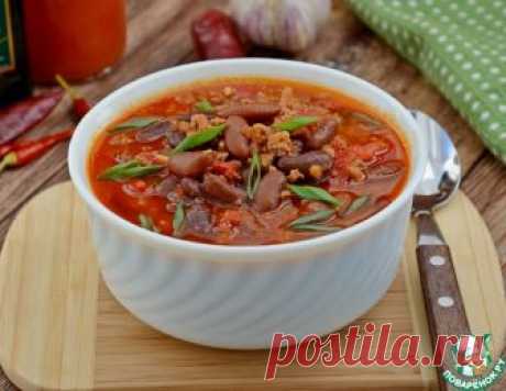 Острая фасоль с говяжьим фаршем – кулинарный рецепт