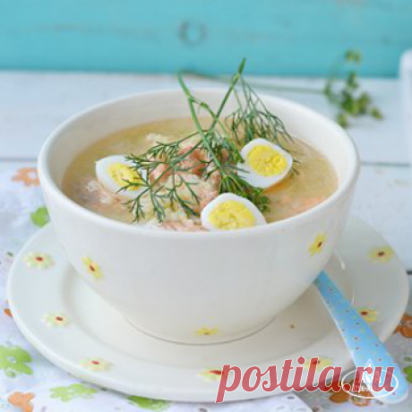 Пшенный суп с семгой | Вкусный и полезный рецепт