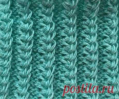 Очень красивая АМЕРИКАНСКАЯ РЕЗИНКА
. 
Узоров, как говорится, много не бывает! Ещё одна резинка в нашу копилочку!
Все умеют вязать обычную привычную для всех резинку, но иногда хочется связать что то необычное. Вот в таком случае придёт на помощь рельефная, объёмная и очень красивая, американская резинка. Незаменима при вязании манжет рукавов, шапок, носков, варежек,тапочек и в других местах где нужна резинка и не только.
Подробное описание, схемы, Мастер - класс. 
Вы можете посмотреть здесь: