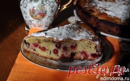 Пирог с клюквой и грецкими орехами | Кулинарные рецепты от «Едим дома!»