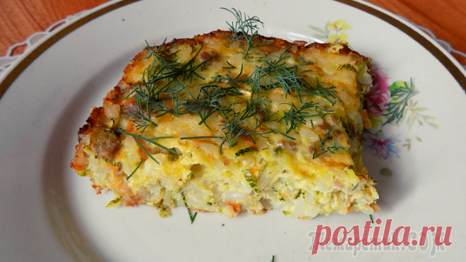 Вкусная запеканка из риса с фаршем и кабачками. Видео рецепт Ингредиенты для запеканки:1 кабачок (примерно 800 гр)1 стакан риса350 гр. фарша1 луковица2 небольших моркови3 куриных яйца100 мл. молокасоль по вкусу1 шепотка сушеного чеснокарастительное маслоВидео р...