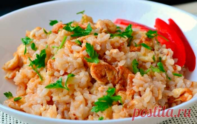 Рис с яичным омлетом и соевым соусом острый - БУДЕТ ВКУСНО! - медиаплатформа МирТесен