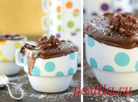 6 рецептов вкуснейших десертов, которые готовятся в чашке — ДОМАШНИЕ