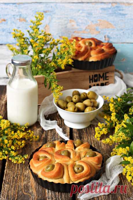 Булочки с оливками - Сладкий мир