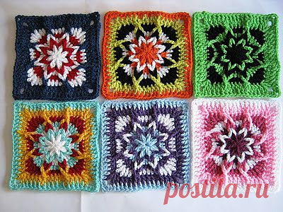 VERA E SUAS MANUALIDADES-Veraxangai: SQUARE DIFERENTE EM CROCHE