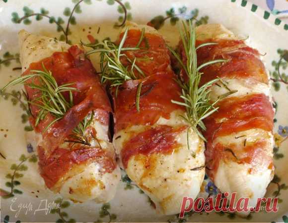 Куриные грудки, фаршированные козьим сыром и зеленью