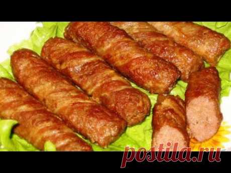 Чевапчичи (чевапи) по-сербски. Колбаски  из мясного фарша.