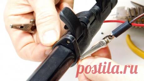 Ремонт пластиковых деталей быстро без клея