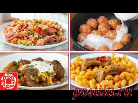 Вкусный ужин за 30 минут на сковороде - чем проще, тем вкуснее! 5 рецептов