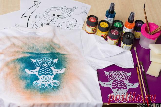Роспись одежды своими руками | кастомизация своими руками