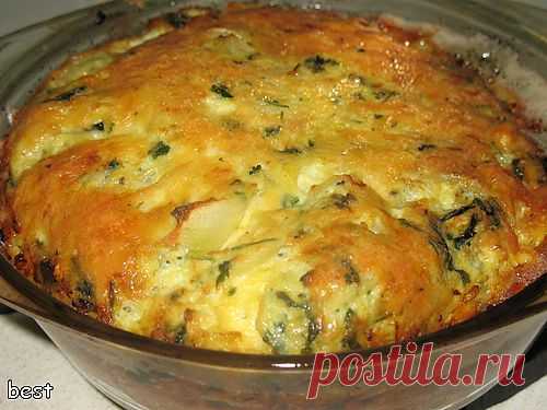 Тарт из кабачков с сыром - кулинарный рецепт