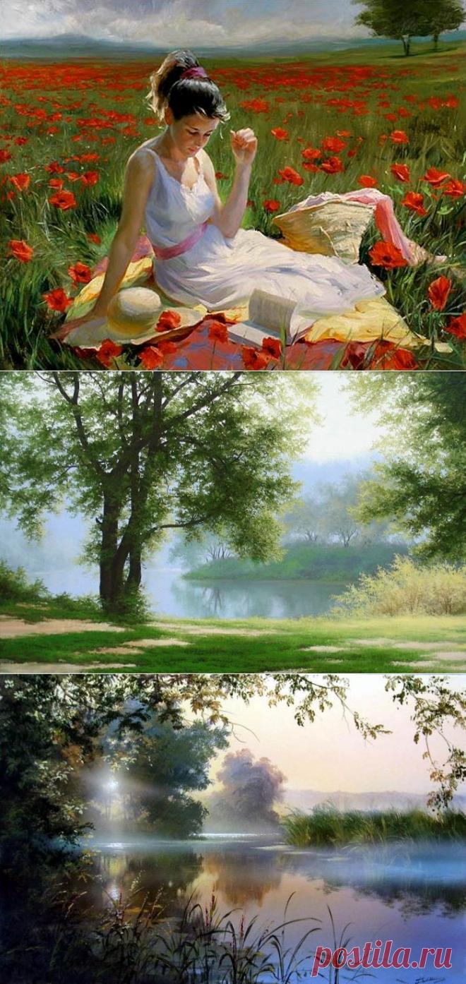 ЛЕТО В ЖИВОПИСИ - КРАСИВЫЕ КАРТИНКИ. ВИДЕО. МИР, В КОТОРОМ МЫ ЖИВЕМ! - Группы Мой Мир