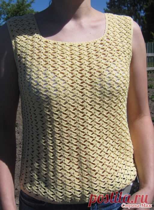 Летние топы - Вязание - Страна Мам