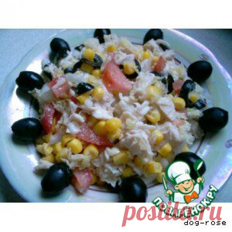 Салат "Десять негритят" - кулинарный рецепт