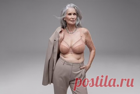 63-летняя модель снялась в рекламе нижнего белья Marks &amp; Spencer. Модель Никола Гриффин снялась в рекламе нижнего белья больших размеров британского бренда Marks &amp; Spencer. На опубликованном фото 63-летняя манекенщица предстала в классическом костюме кремового оттенка. При этом она сняла пиджак и продемонстрировала фигуру в бюстгальтере бежевого цвета.