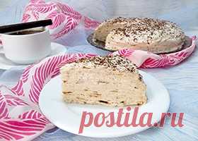 Блинный торт с бананом и сметаной