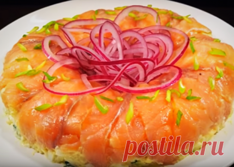 Рецепт: Новогодний шикарный салат "Исступление" с красной рыбой | Tasty Food | Яндекс Дзен
