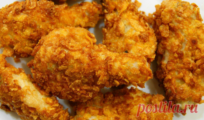 Крылышки а-ля KFC...